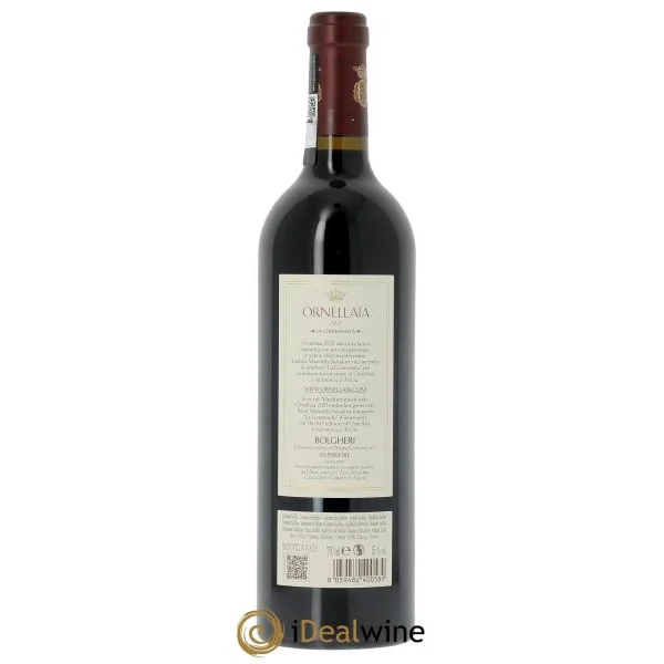 Bolgheri DOC Superiore Ornellaia Tenuta Dell'Ornellaia - Frescobaldi (CBO à partir de 6 bts) 2021