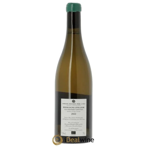 Bourgogne Les Grandes Gouttes Sans sulfite ajouté Rougeot Père et Fils 2022