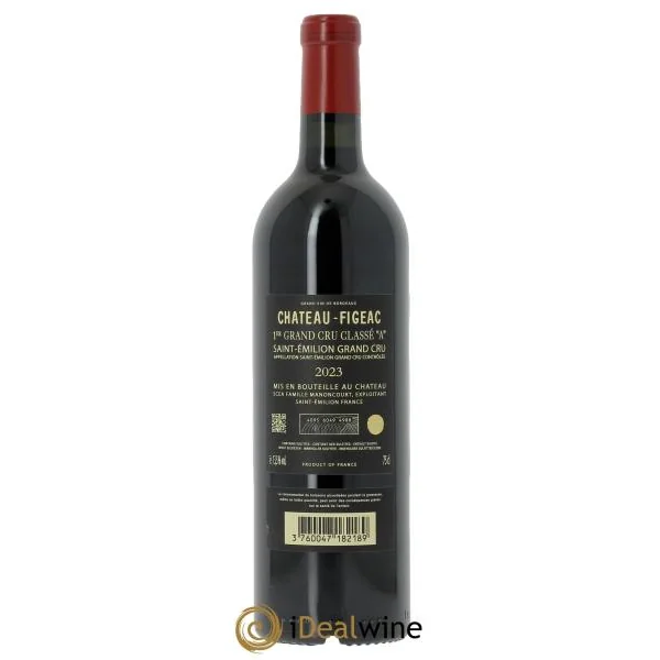 Château Figeac 1er Grand Cru Classé A (CBO à partir de 6 bts) 2023