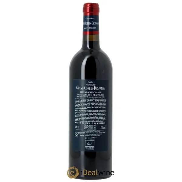 Château Grand Corbin Despagne Grand Cru Classé (CBO à partir de 12 bts) 2016