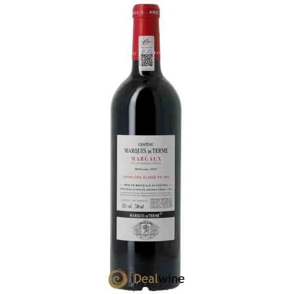 Château Marquis de Terme 4ème Grand Cru Classé (CBO à partir de 6 bts) 2021