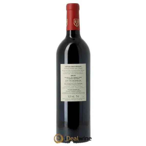 Château Pavie Macquin 1er Grand Cru Classé B (CBO à partir de 6 bts) 2019