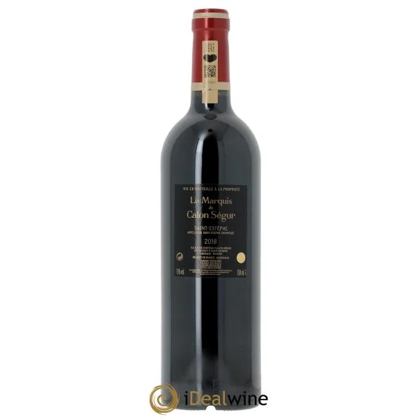 Marquis de Calon Second Vin (CBO à partir de 6 bts) 2018