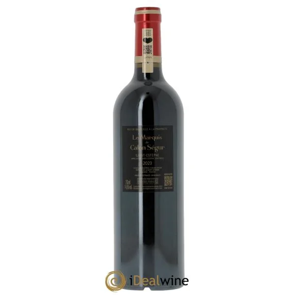 Marquis de Calon Second Vin (CBO à partir de 6 bts) 2023