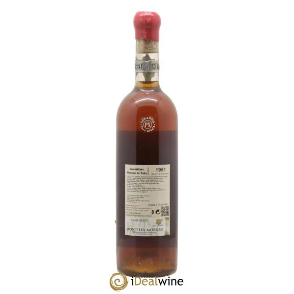 Montilla Moriles Amontillado Marques de Poley Seleccion Toro Albala 1951