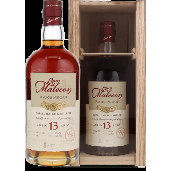 Rare Proof 13 Years Old Small Batch Distilled in GP - Malecon Rum