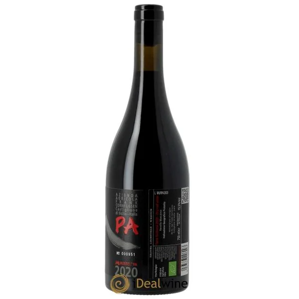 Terre Siciliane IGT Munjebel PA Frank Cornelissen 2020